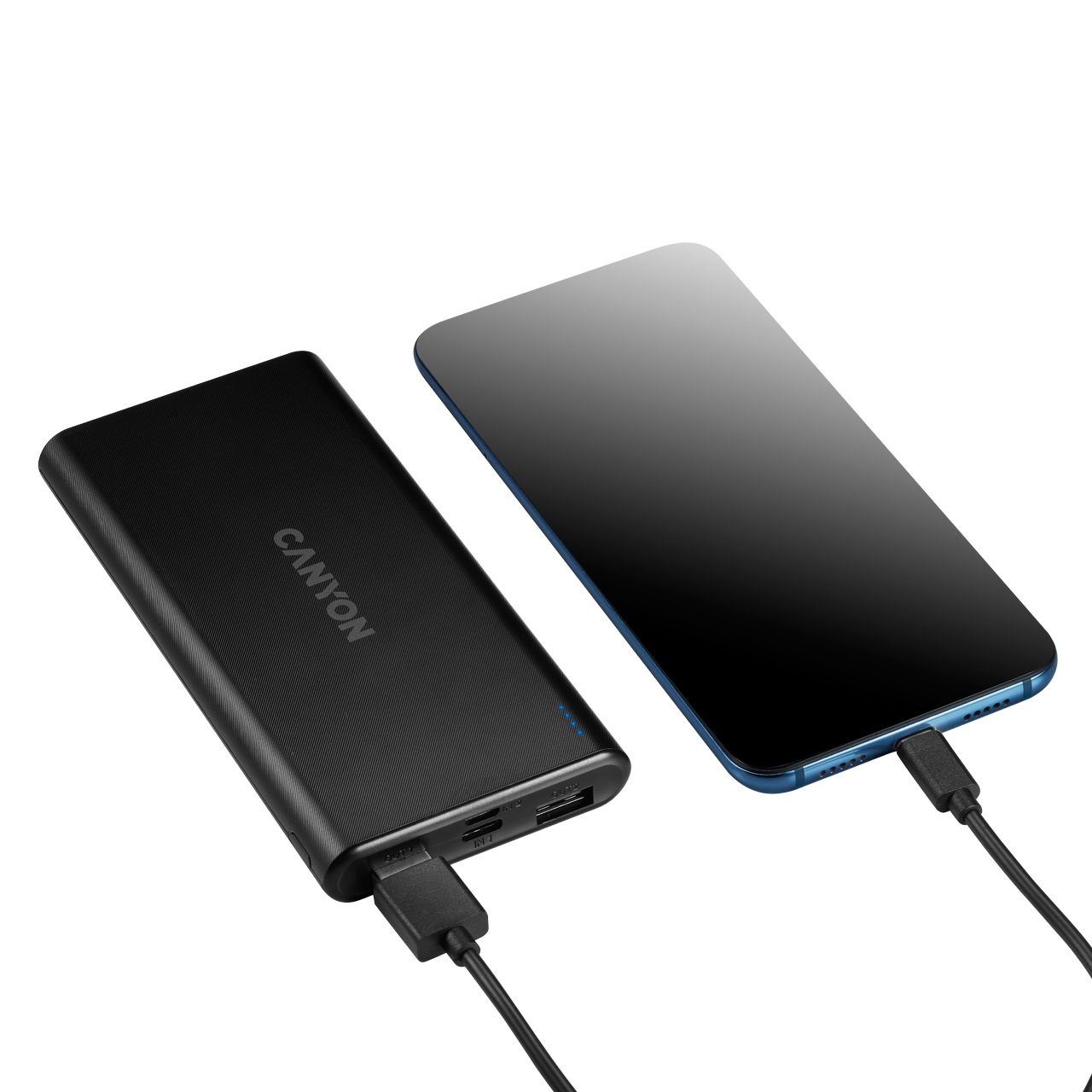 PowerBank CANYON PB-106 10 000 mAh, черен - CNE-CPB1006B