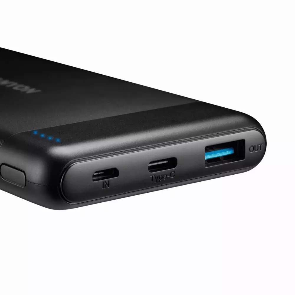 PowerBank Canyon PB-107 10 000 mAh, черен - CNE-CPB1007B