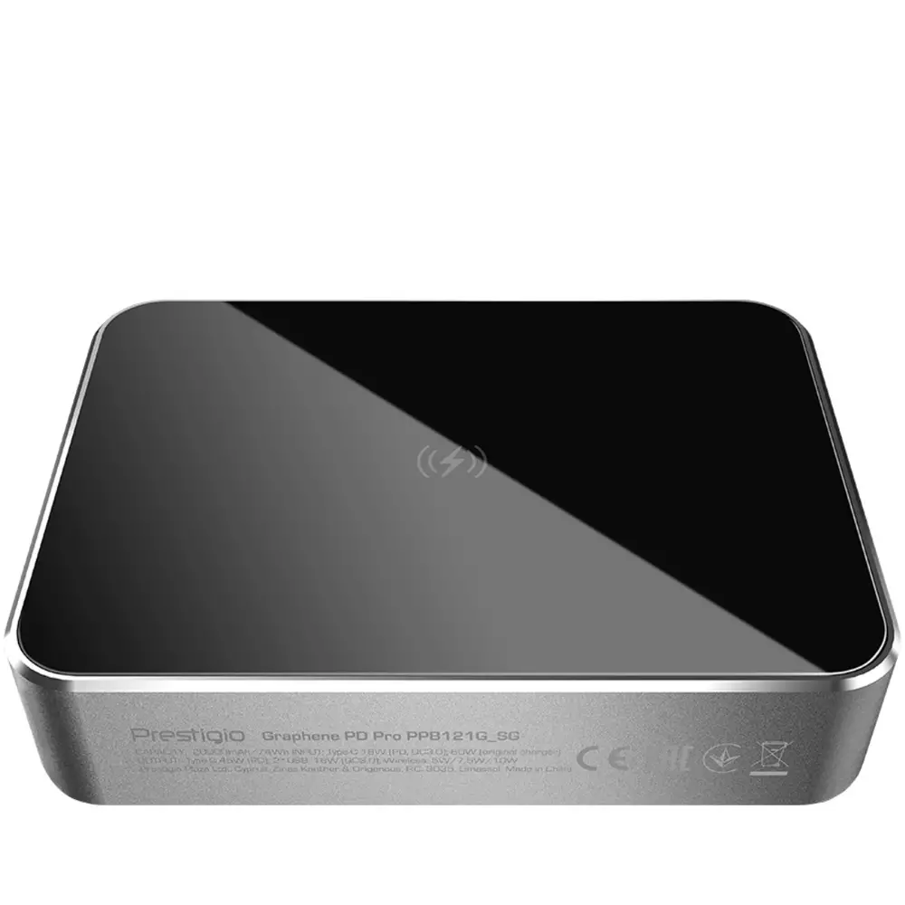 PowerBank Prestigio Graphene Pro 20 000 mAh, черен - PPB121G_SG