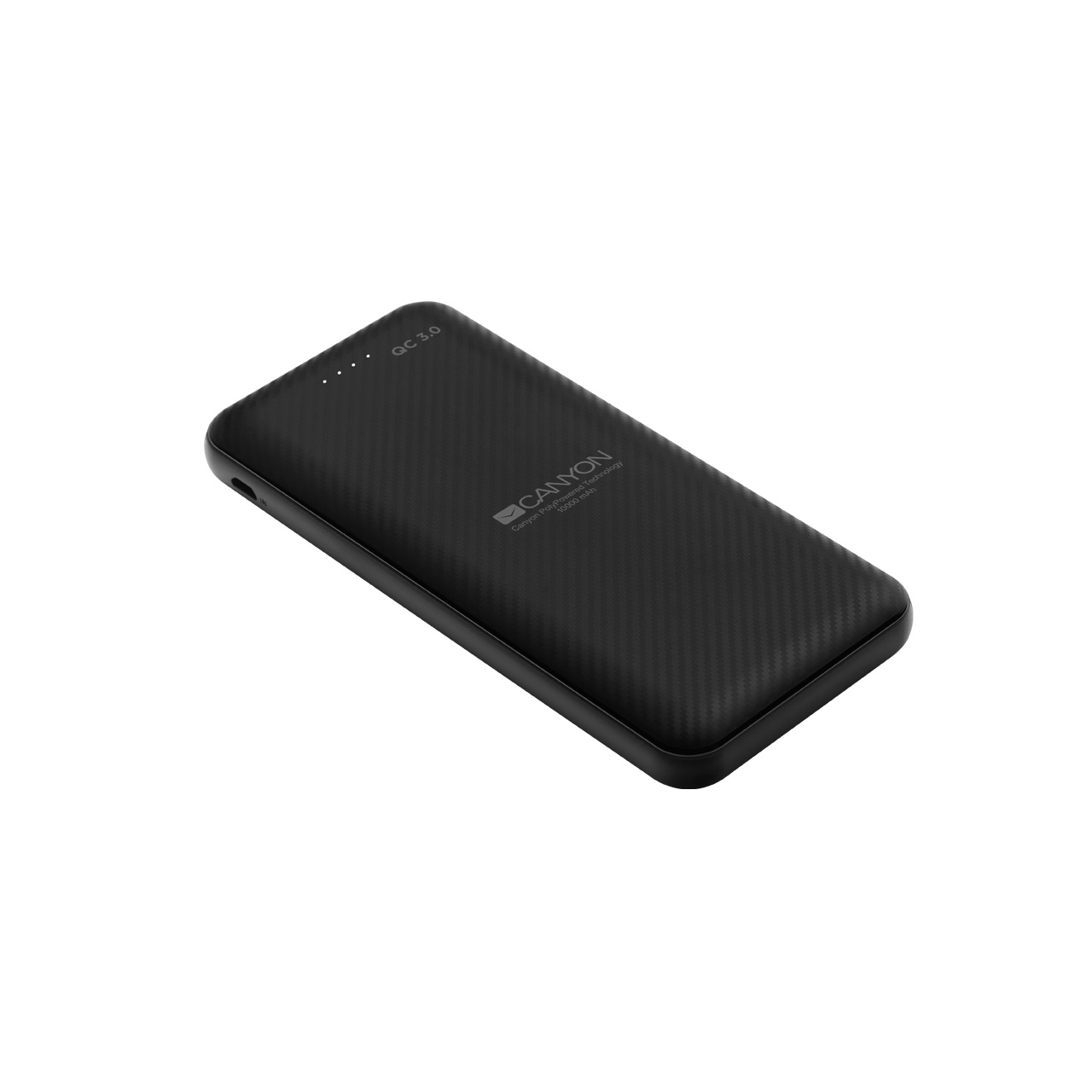 Външна батерия Canyon PB-105 10 000 mAh, Quick Charge, Black - CNE-TPBQ10B 