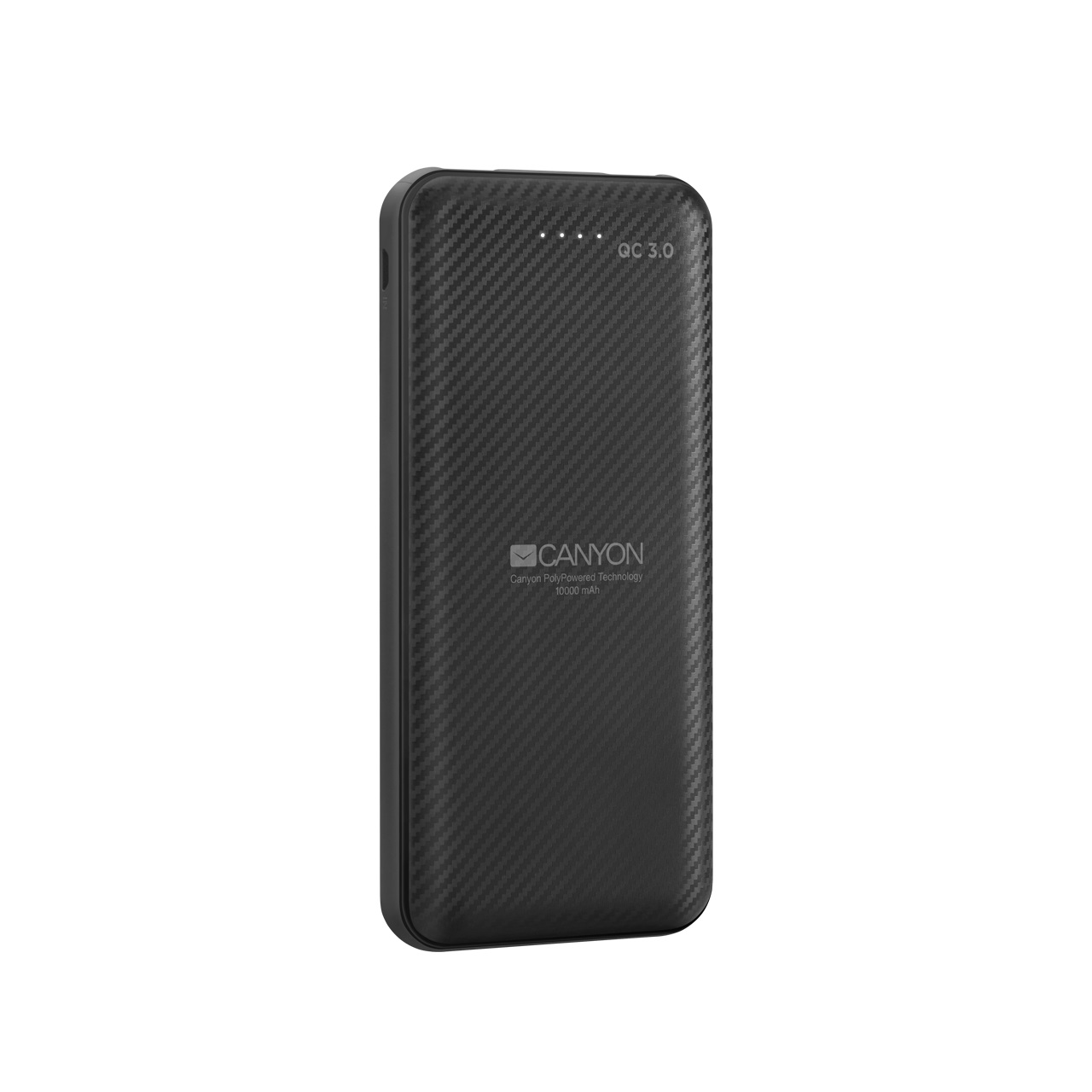Външна батерия Canyon PB-105 10 000 mAh, Quick Charge, Black - CNE-TPBQ10B 