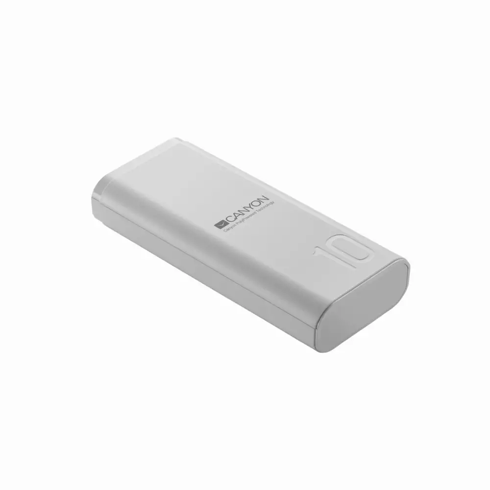 Външна батерия Canyon PB-103 10000 mAh, Бял - CNE-CPB010W