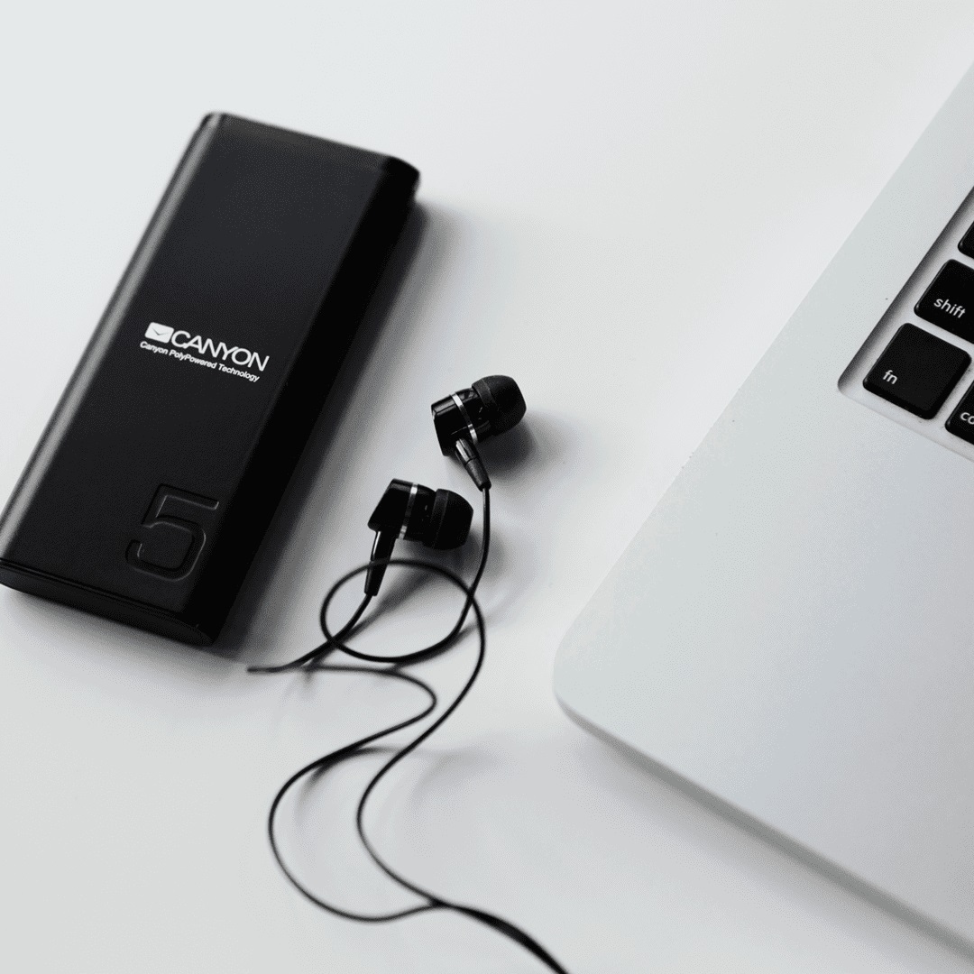 Външна батерия Canyon PB-53, 5000 mAh, Черна - CNE-CPB05B