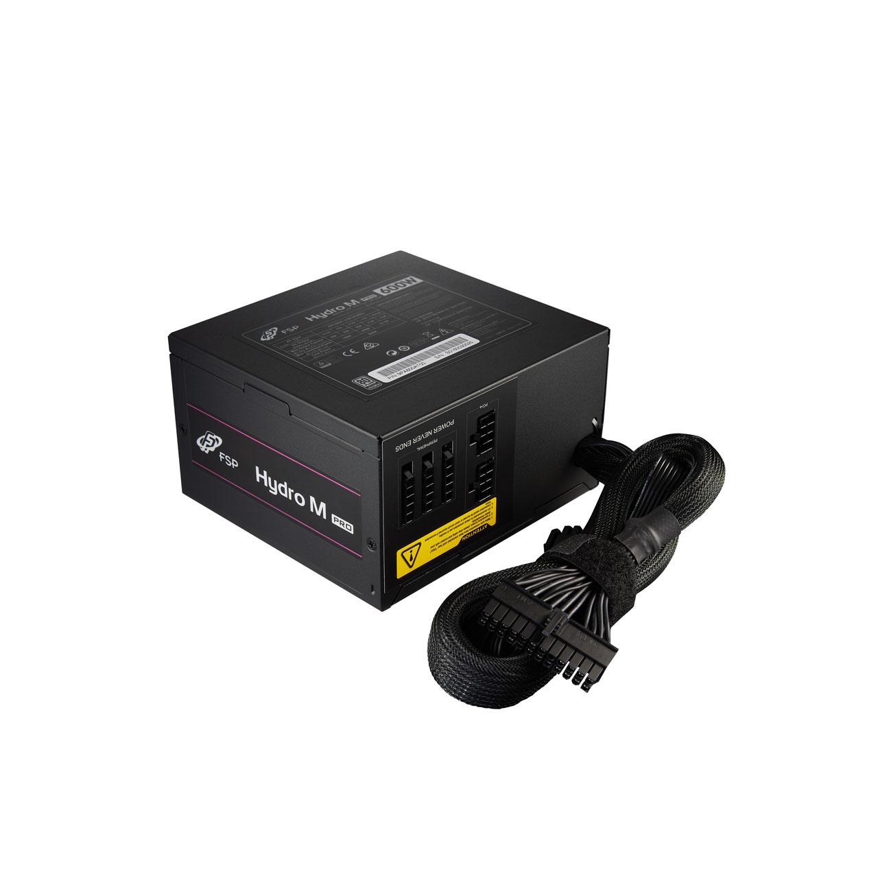 Захранване FSP Group HYDRO M PRO 600W 80+ Bronze Semi Modular
