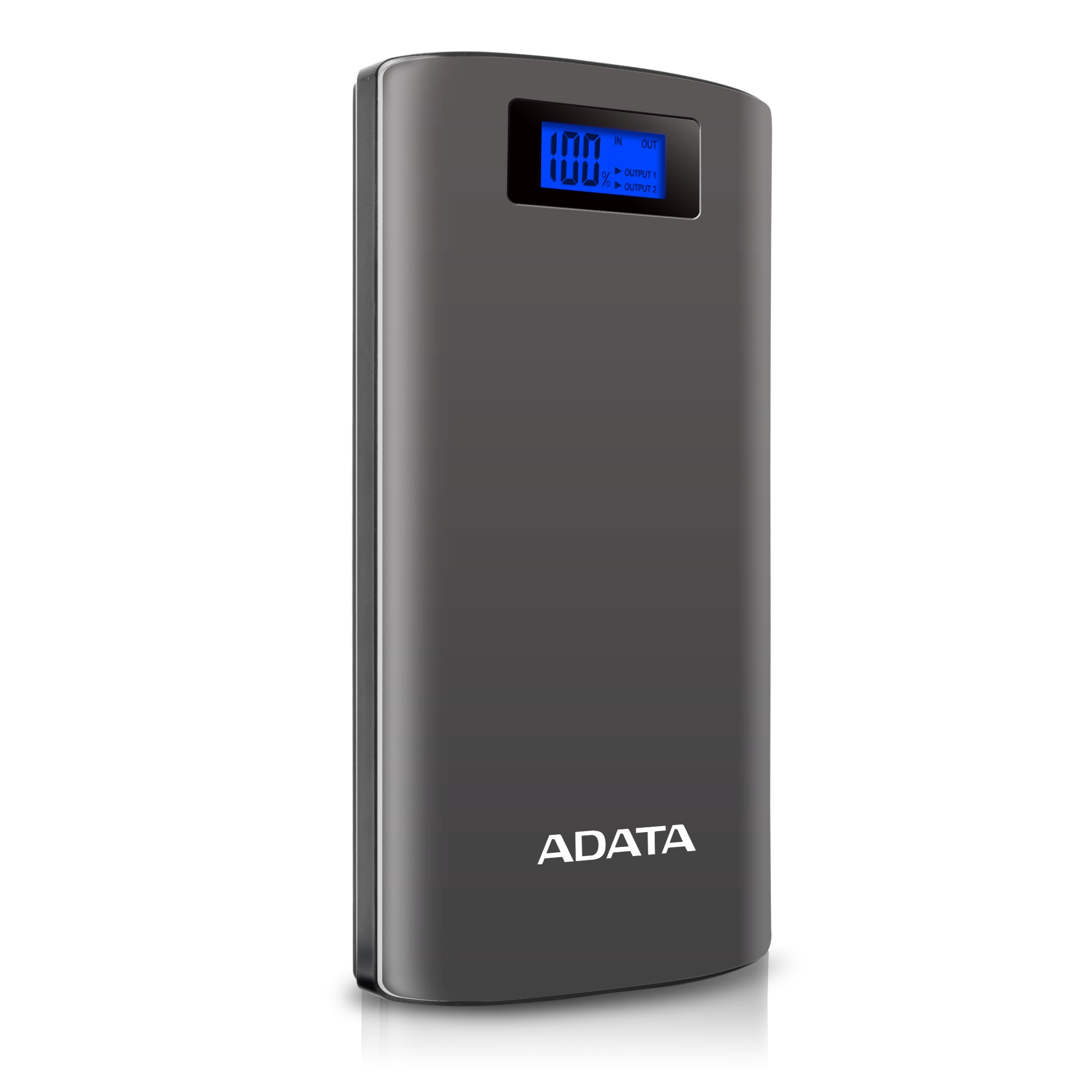 Външна батерия ADATA S20000D,20 000 mAh, сив - AP20000D-DGT-5V-CGY