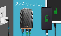 Външна батерия ADATA P10050C, черна - AP10050C-USBC-CBK