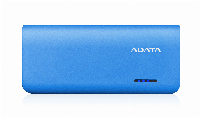 Външна батерия ADATA PT100, 10 000 mAh, синя - 	APT100-10000M-5V-CBLWH