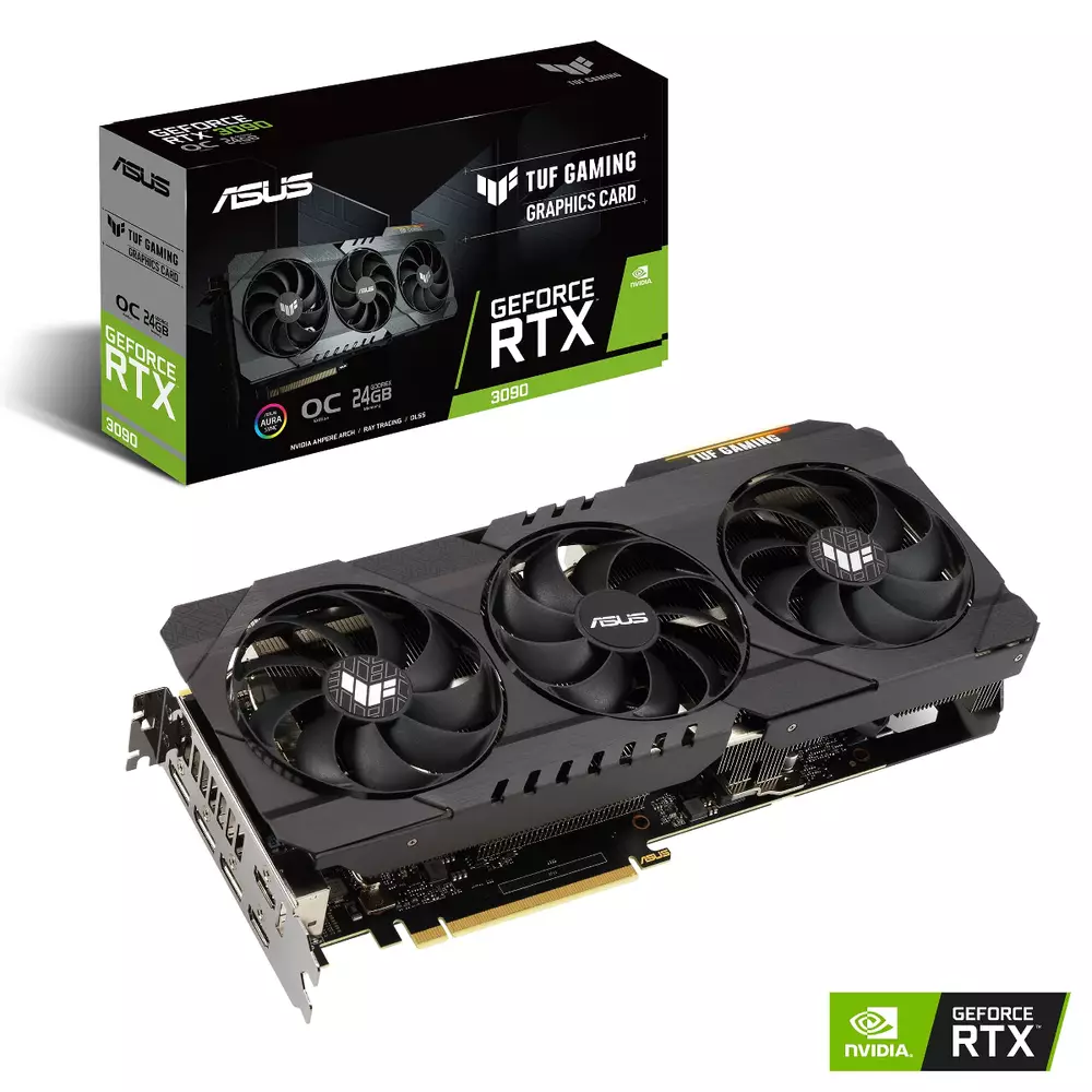 Видео карта ASUS TUF GAMING GeForce RTX 3090 OC Edition 24GB 