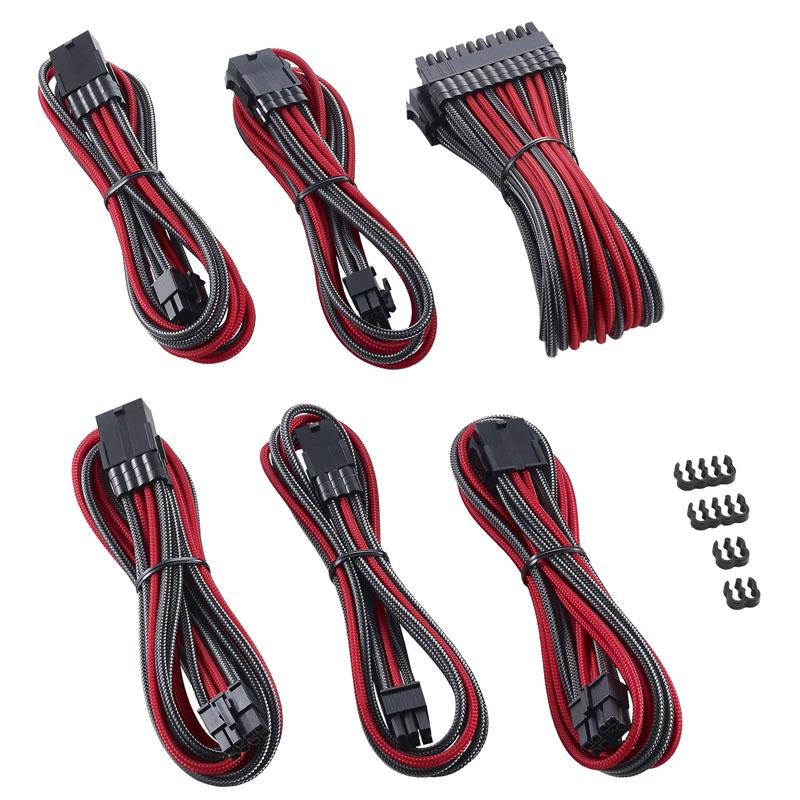 Комплект оплетени кабели CableMod PRO ModMesh Carbon/Red