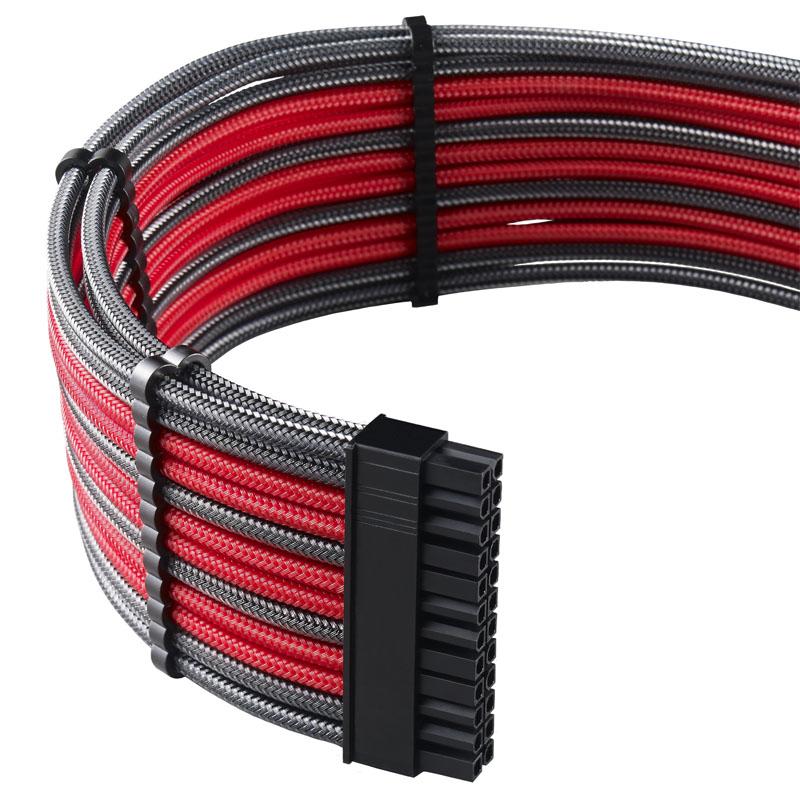 Комплект оплетени кабели CableMod PRO ModMesh Carbon/Red