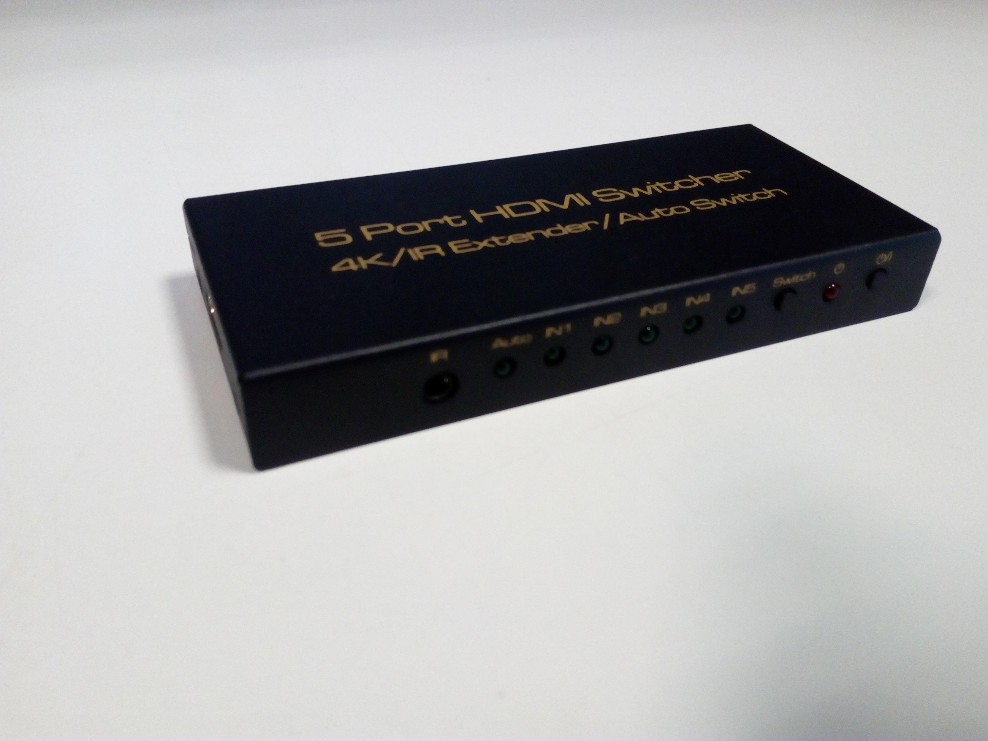 Автоматичен превключвател ESTILLO HDMI switch, 5/1 x HDMI1.4, 5 входа 1 изход