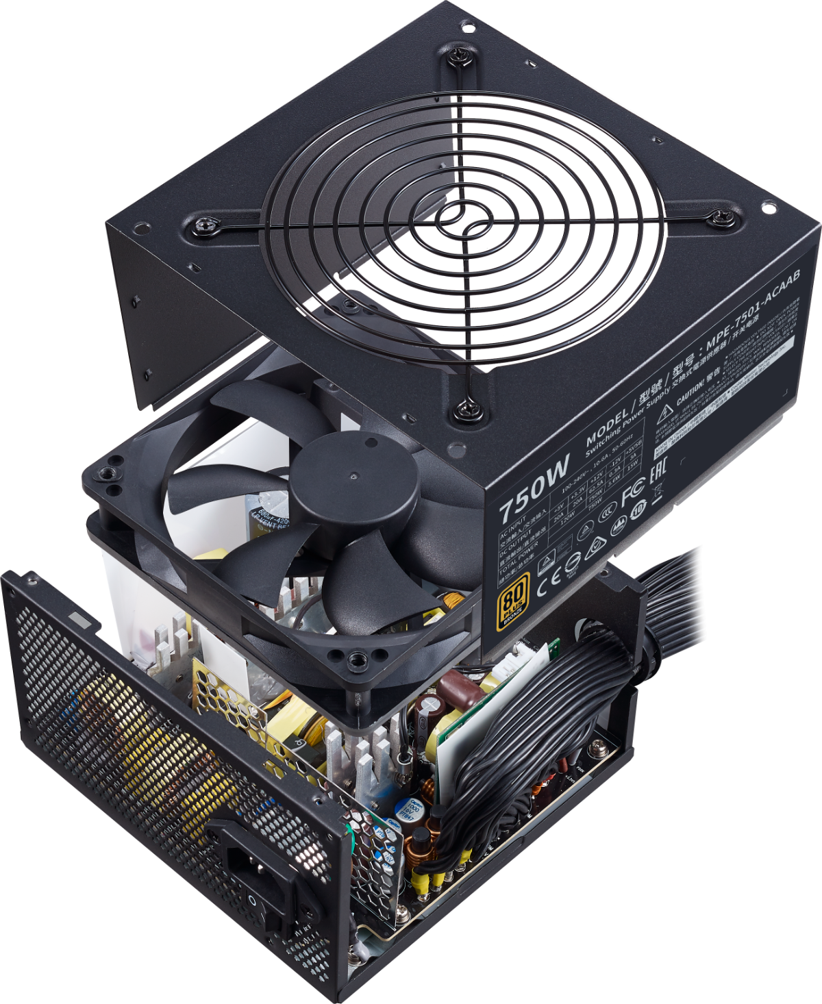 Захранване Cooler Master MWE 750 80+ Bronze - V2