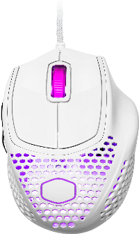 Геймърска Оптична Мишка Cooler Master MM720 Glossy White - MM-720-WWOL2