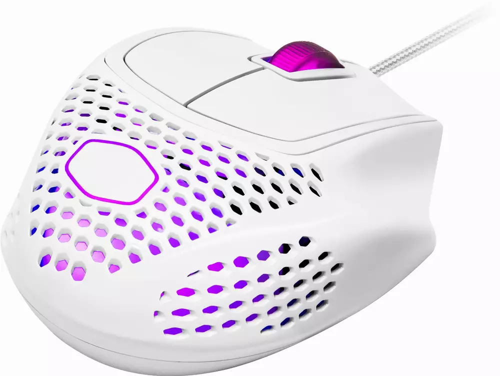 Геймърска Оптична Мишка Cooler Master MM720 Glossy White - MM-720-WWOL2