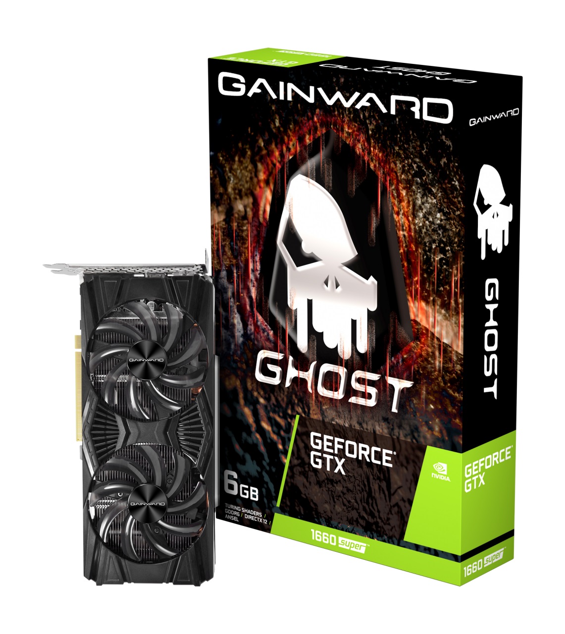 Видео карта Gainward GeForce GTX 1660 SUPER Ghost 6GB