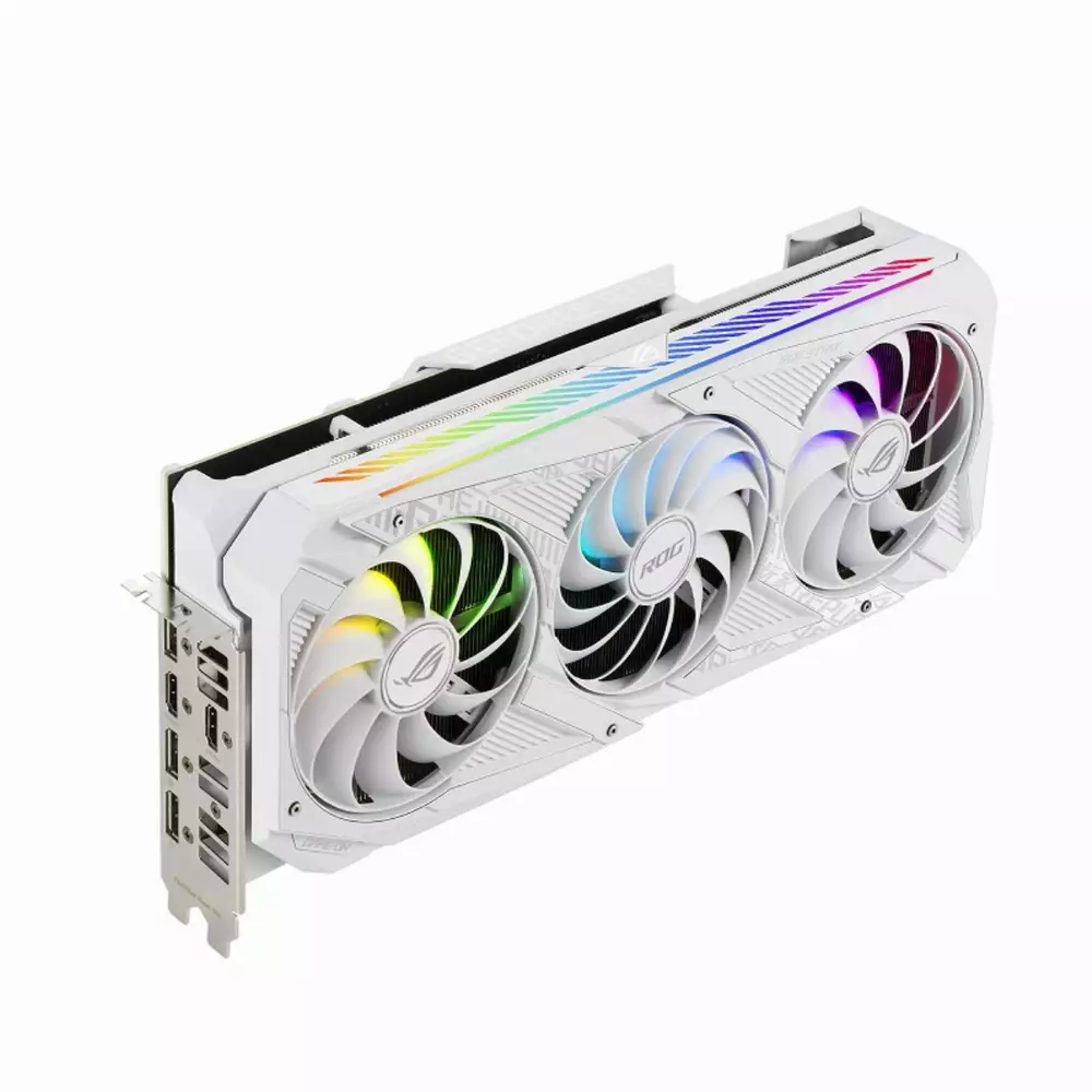 Видео карта ASUS ROG Strix GeForce RTX 3070 White Edition 8GB