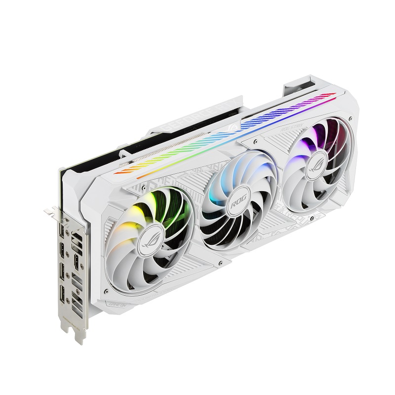 Видео карта ASUS ROG Strix GeForce RTX 3070 White Edition 8GB