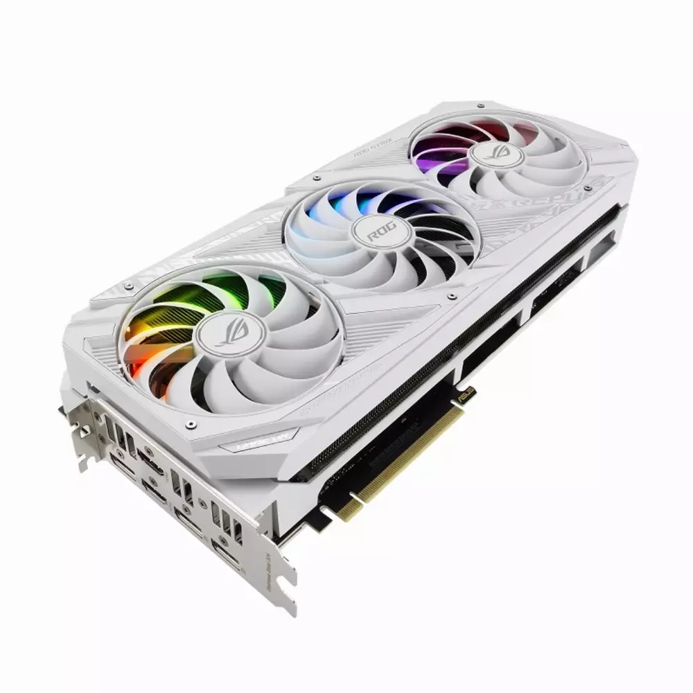Видео карта ASUS&nbsp;ROG Strix GeForce RTX 3070 White Edition&nbsp;8GB