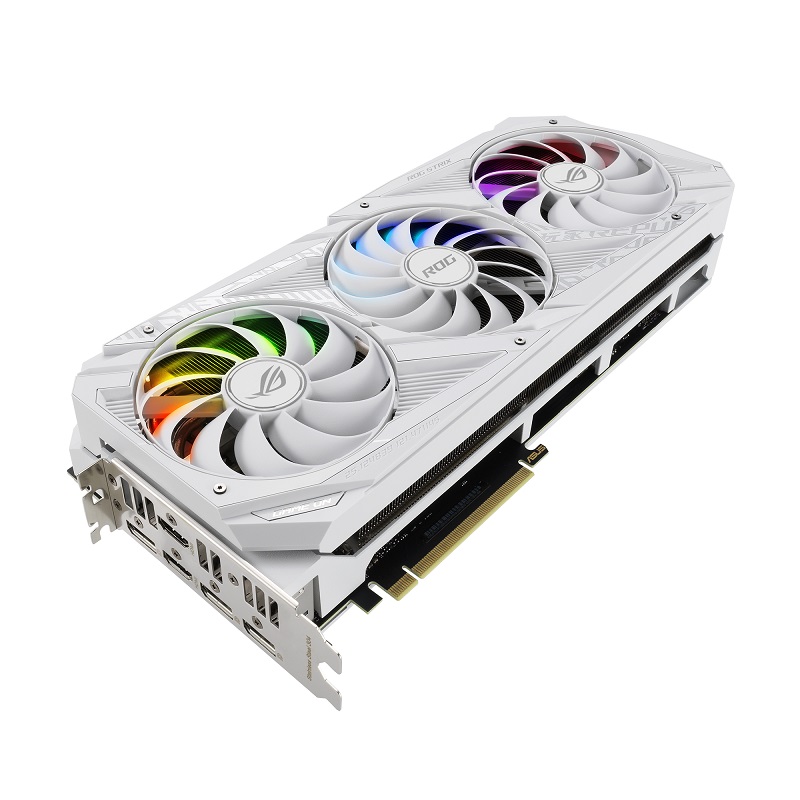 Видео карта ASUS ROG Strix GeForce RTX 3070 White Edition 8GB