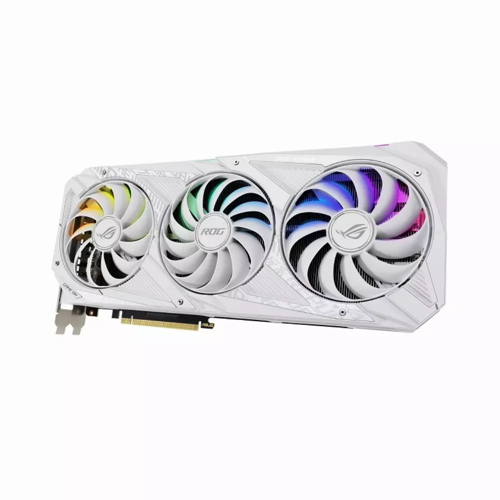 Видео карта ASUS ROG Strix GeForce RTX 3070 White Edition 8GB