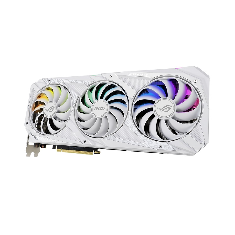 Видео карта ASUS ROG Strix GeForce RTX 3070 White Edition 8GB