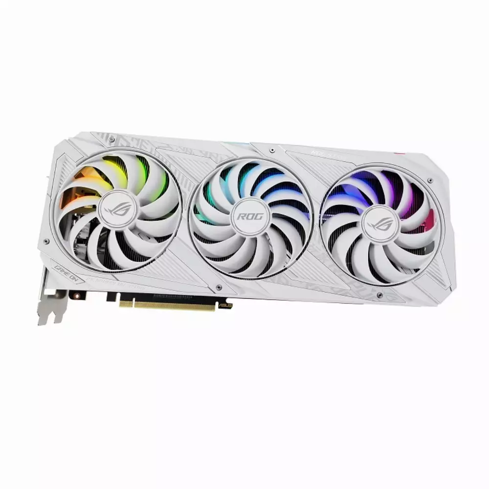 Видео карта ASUS ROG Strix GeForce RTX 3070 White Edition 8GB