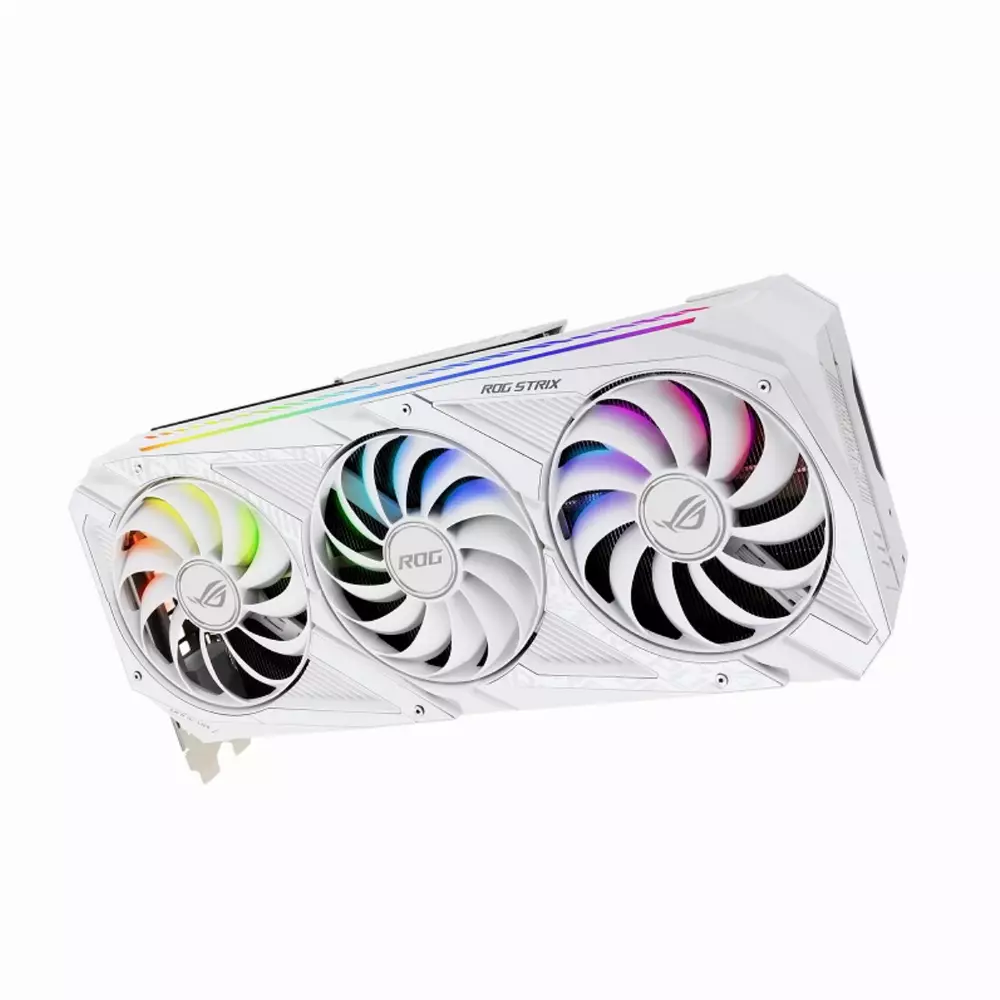 Видео карта ASUS ROG Strix GeForce RTX 3070 White Edition 8GB