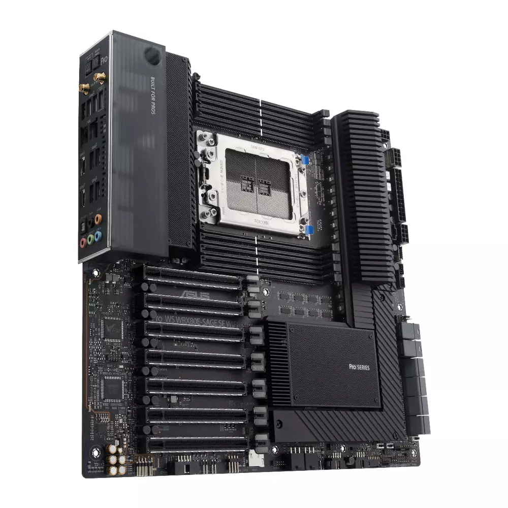 Дънна платка ASUS PRO WS WRX80E-SAGE SE WIFI, sWRX8, E-ATX, Workstation