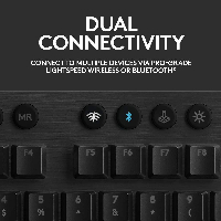 Безжична геймърска механична клавиатура Logitech G915 Lightspeed RGB, GL Tactile Switch