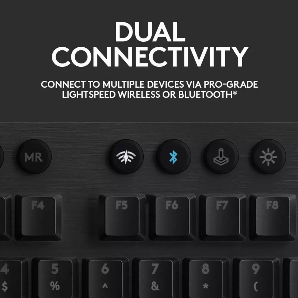 Безжична геймърска механична клавиатура Logitech G915 Lightspeed RGB, GL Tactile Switch
