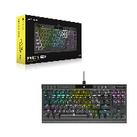 Геймърска клавиатура Corsair K70 TKL RGB, черен - CH-9119010-NA