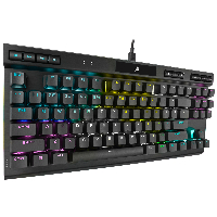 Геймърска клавиатура Corsair K70 TKL RGB, черен - CH-9119010-NA