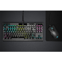Геймърска клавиатура Corsair K70 TKL RGB, черен - CH-9119010-NA