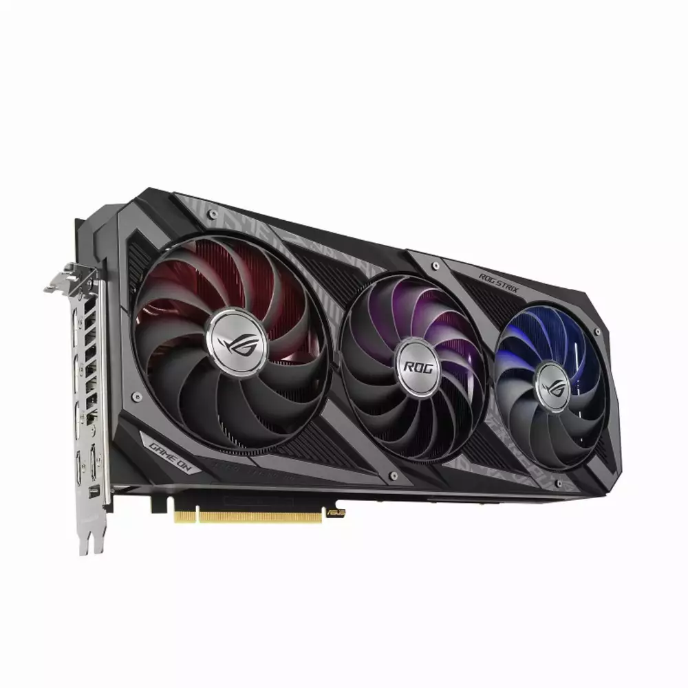 Видео картa ASUS ROG STRIX RTX 3070 Ti OC 8GB