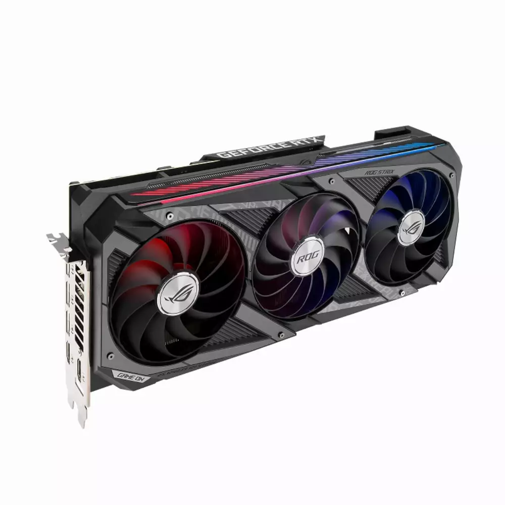 Видео картa ASUS ROG STRIX RTX 3070 Ti OC 8GB