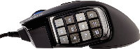 Геймърска мишка Corsair Scimitar RGB ELITE, черен - CH-9304211-EU