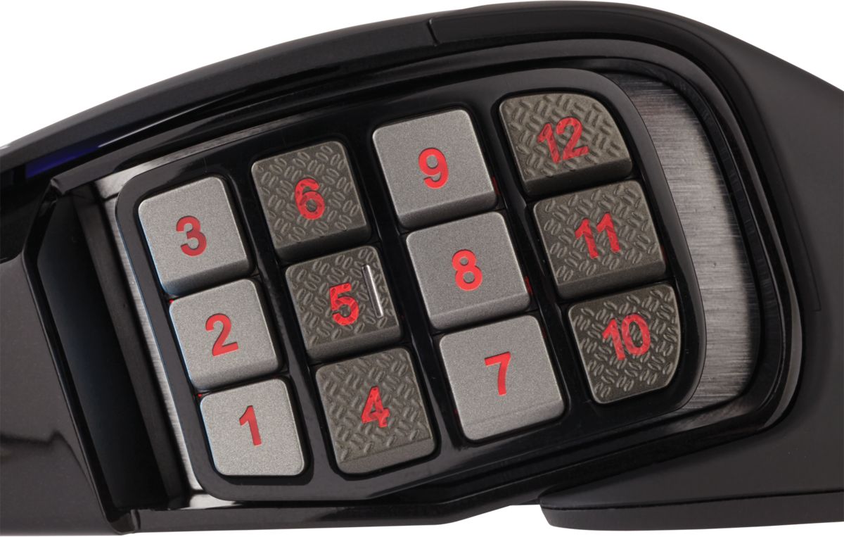 Геймърска мишка Corsair Scimitar RGB ELITE, черен - CH-9304211-EU