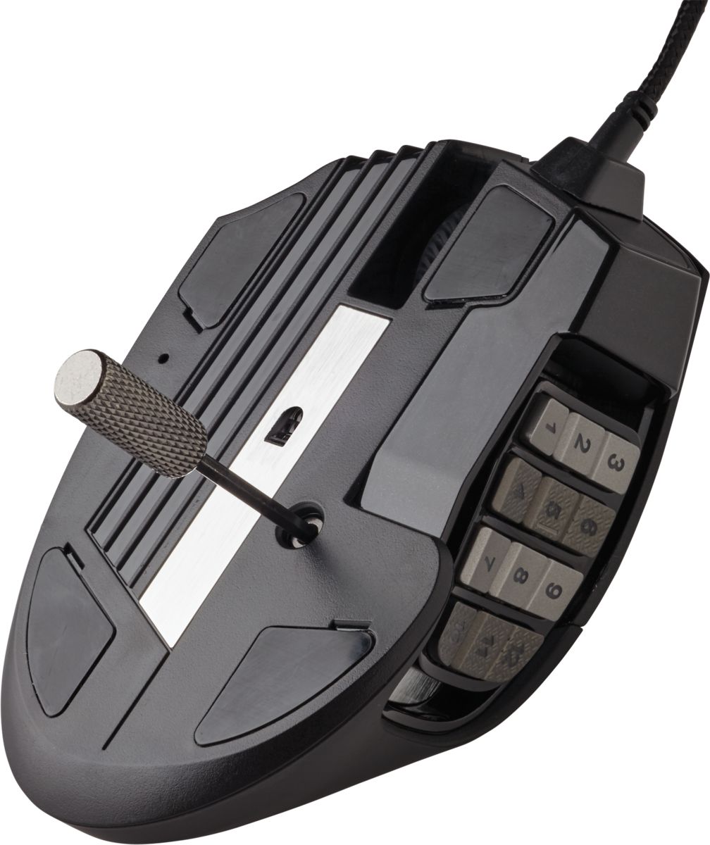 Геймърска мишка Corsair Scimitar RGB ELITE, черен - CH-9304211-EU