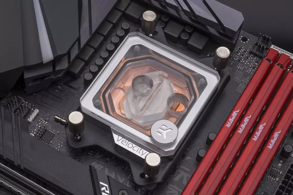Воден блок за процесор EK-Quantum Velocity - AMD Copper + Plexi