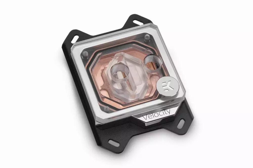 Воден блок за процесор EK-Quantum Velocity - AMD Copper + Plexi