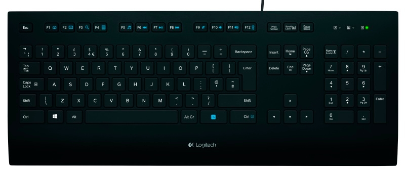 Клавиатура Logitech K280e, Черен - 920-005217