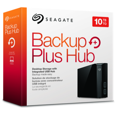 Външен диск 10TB Seagate Backup Plus Hub - STEL100004