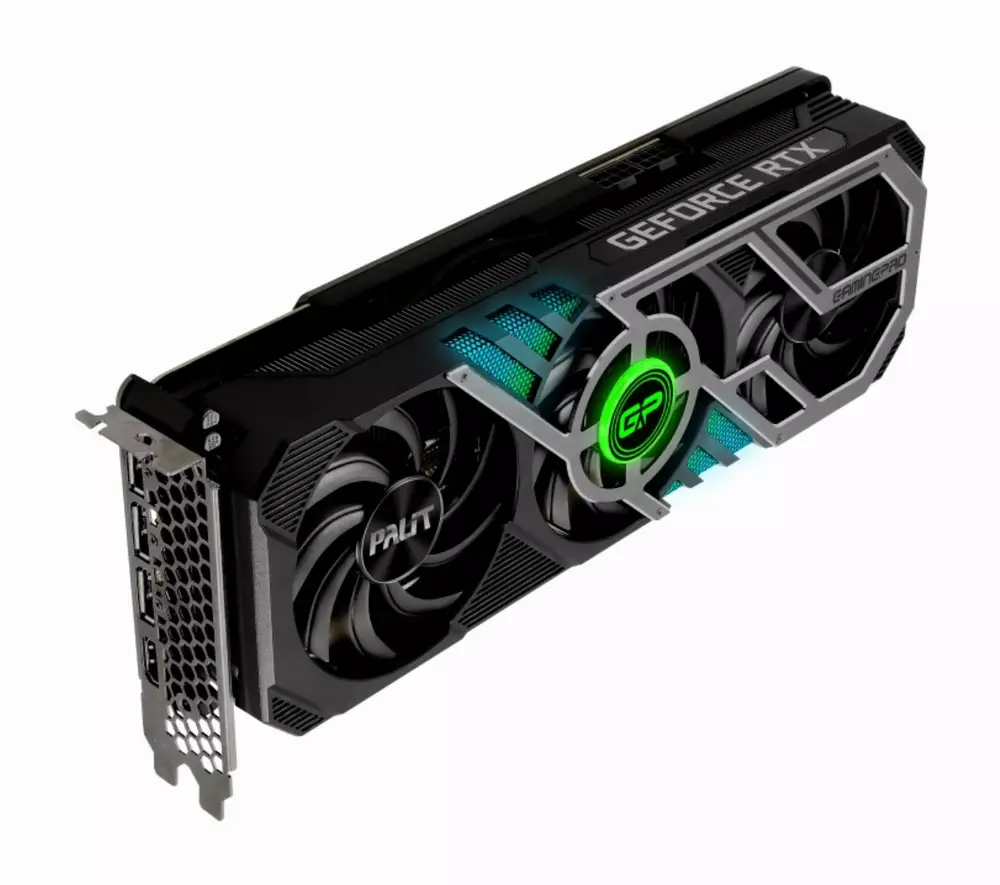 Видео карта PALIT GeForce RTX 3080 GamingPro 10GB OC LHR 