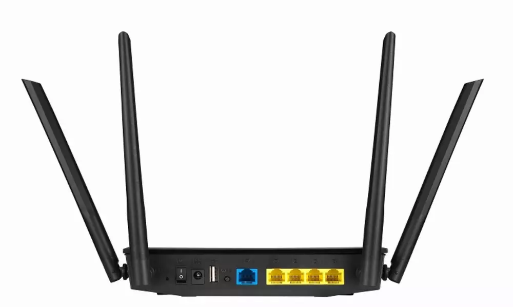 Безжиен рутер ASUS AC1300 Dual Band Gigabit WiFi Router with MU-MIMO (RT-AC58U V3)