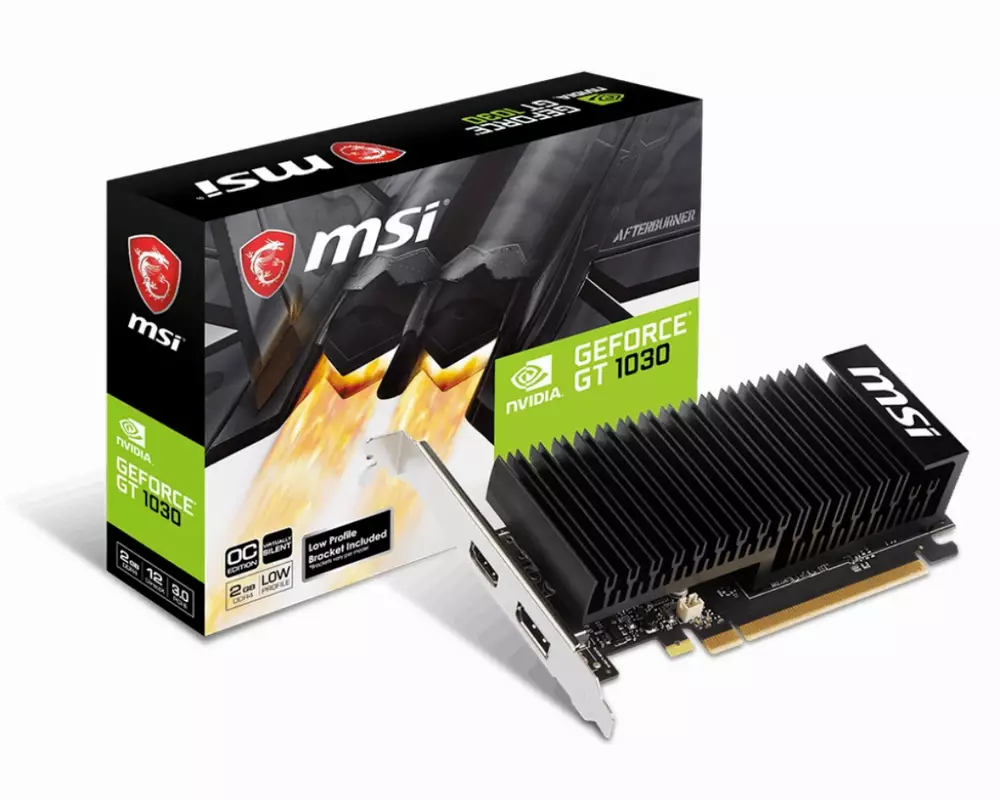 Видео карта MSI GeForce GT 1030 2GHD4 LP OC