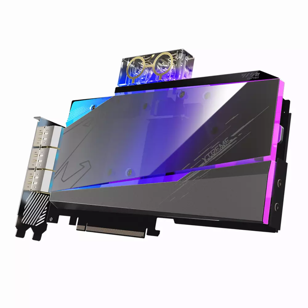 Видео карта GIGABYTE GeForce RTX 3080 AORUS XTREME WATERFORCE WB 10GB