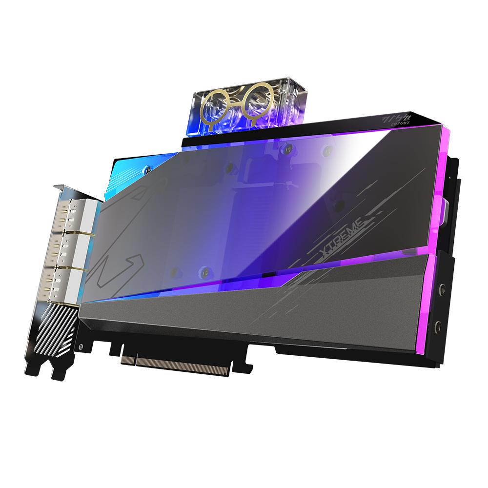 Видео карта GIGABYTE GeForce RTX 3080 AORUS XTREME WATERFORCE WB 10GB