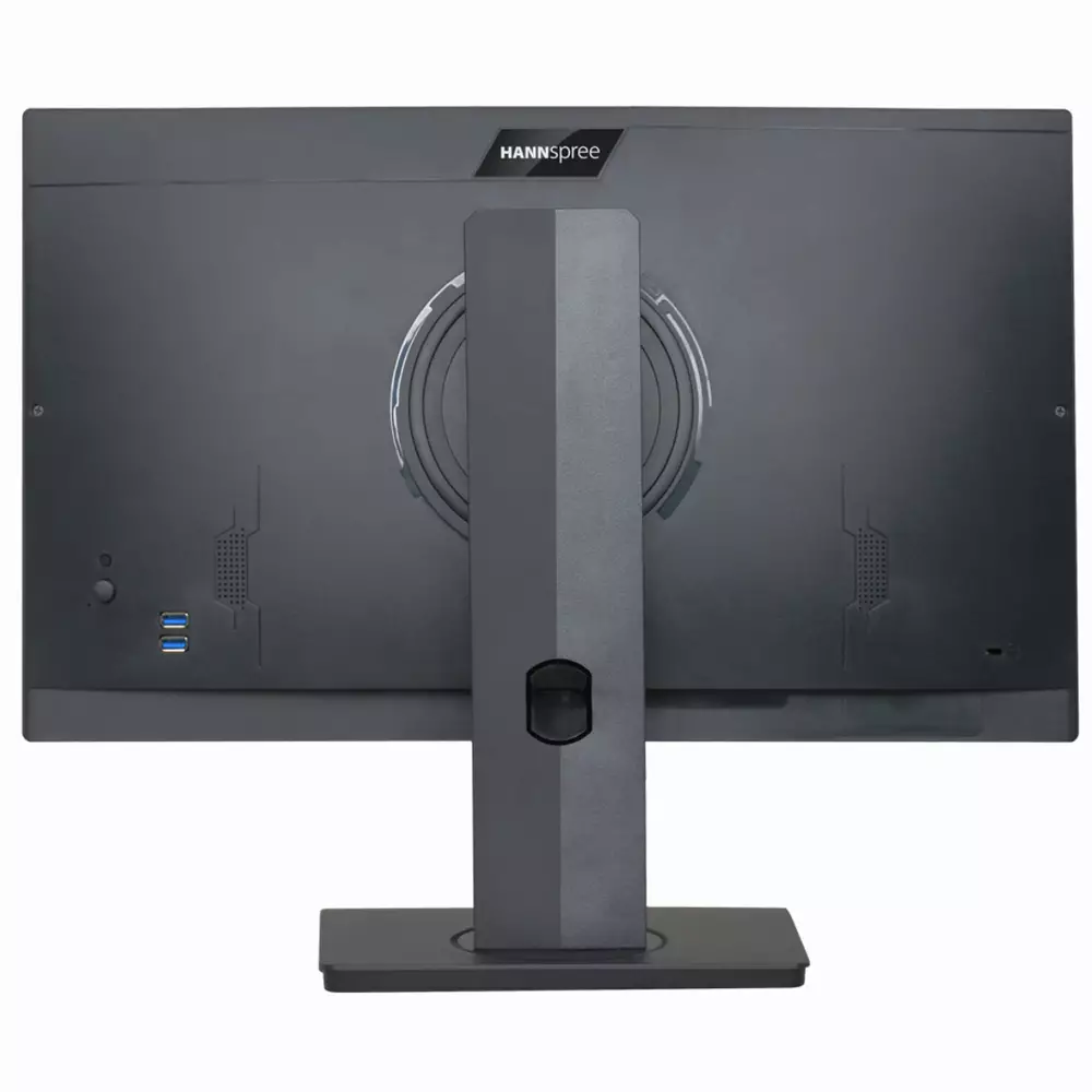Монитор HANNSPREE HP248WJB, 23.8" FHD 1920x1080, Уеб камера 5Mp и микрофон, USB 3.0 HUB