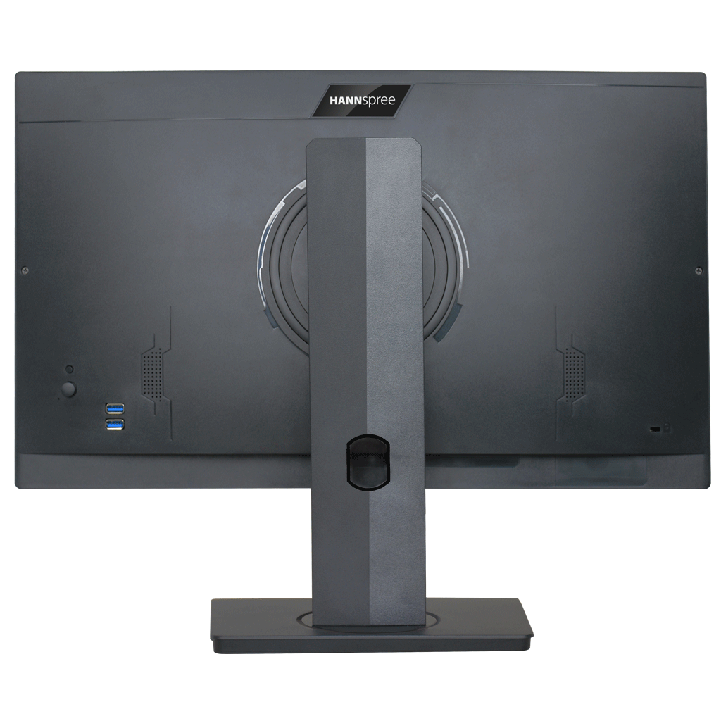 Монитор HANNSPREE HP248WJB, 23.8" FHD 1920x1080, Уеб камера 5Mp и микрофон, USB 3.0 HUB