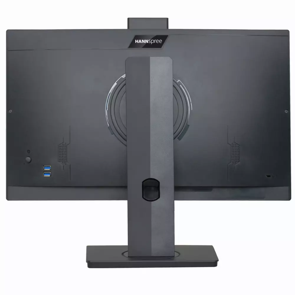 Монитор HANNSPREE HP248WJB, 23.8" FHD 1920x1080, Уеб камера 5Mp и микрофон, USB 3.0 HUB